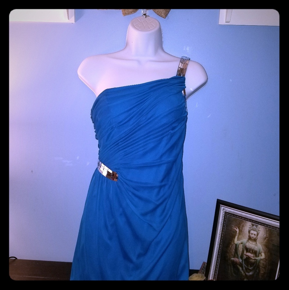 One shoulder mini dress